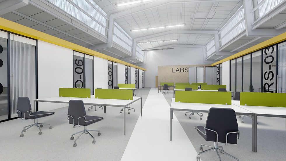 Conference room demonstrating architectural design for professional environments
