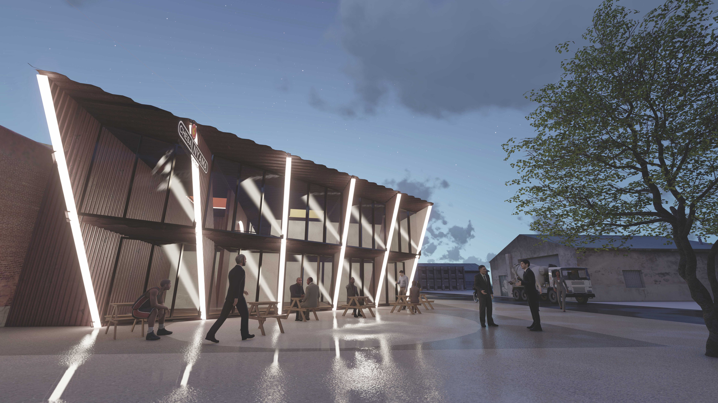 Germiston Retail Container Complex A4AC Architects