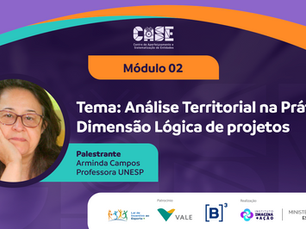 Análise Territorial na Prática: Dimensão Lógica de projetos.