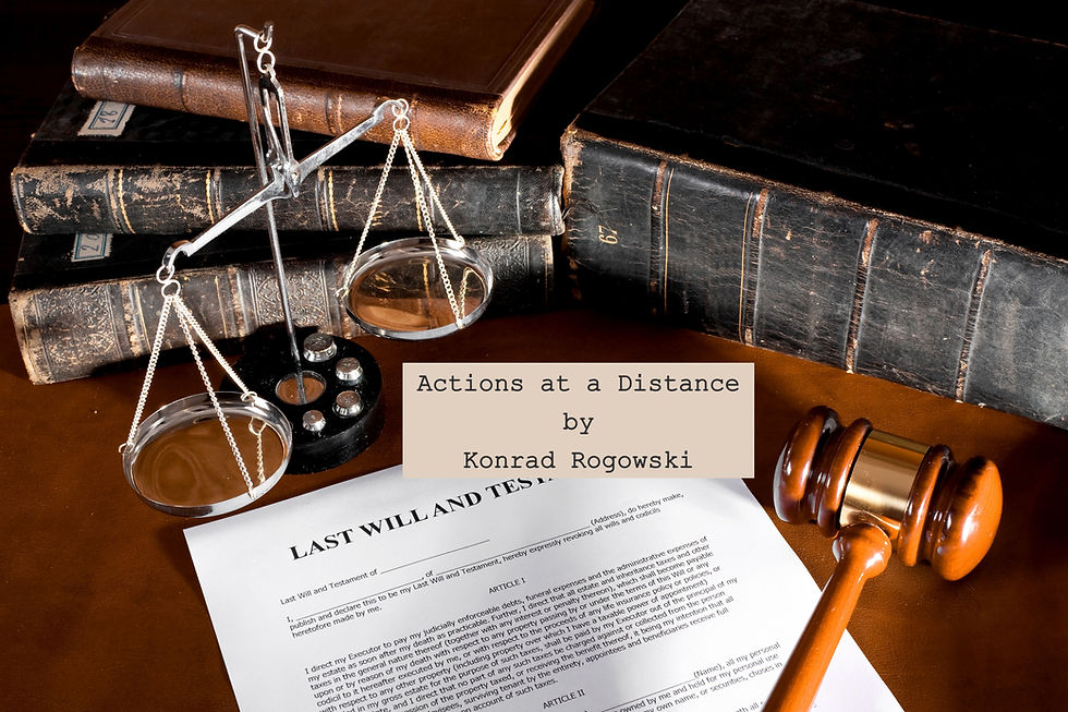 Actions at a Distance by Konrad Rogowski Silver Birchington