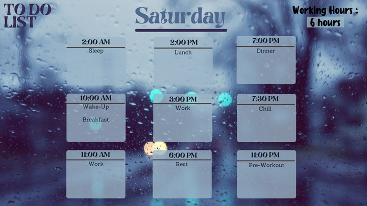 Good Designed Schedules