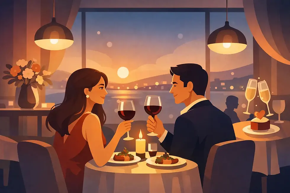 Ristorante per coppie, una cena da ricordare