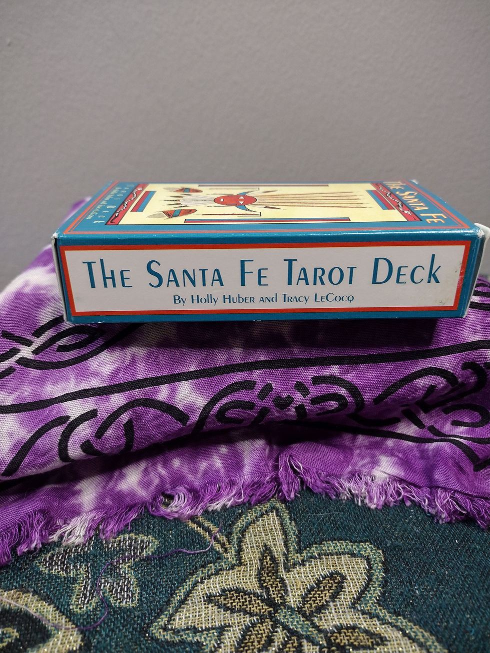Thumbnail: Santa Fe Tarot by Holly Hubert 1993 Sealed