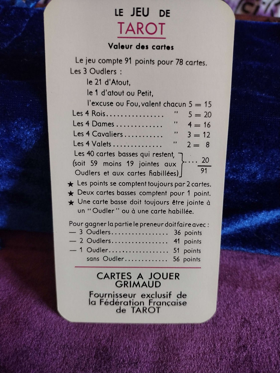 Thumbnail: Tarot of the Regions of France Grimaud 1986