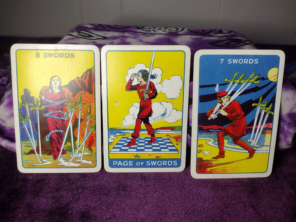 Thumbnail: Thomson Leng British Tarot 1935 All Cards present
