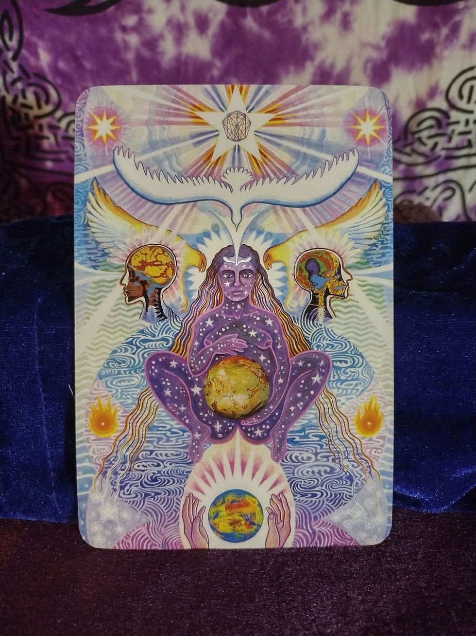Thumbnail: Gaia Matrix Oracle Vol 1: Worlds, Major Arcana and Symbols 1990
