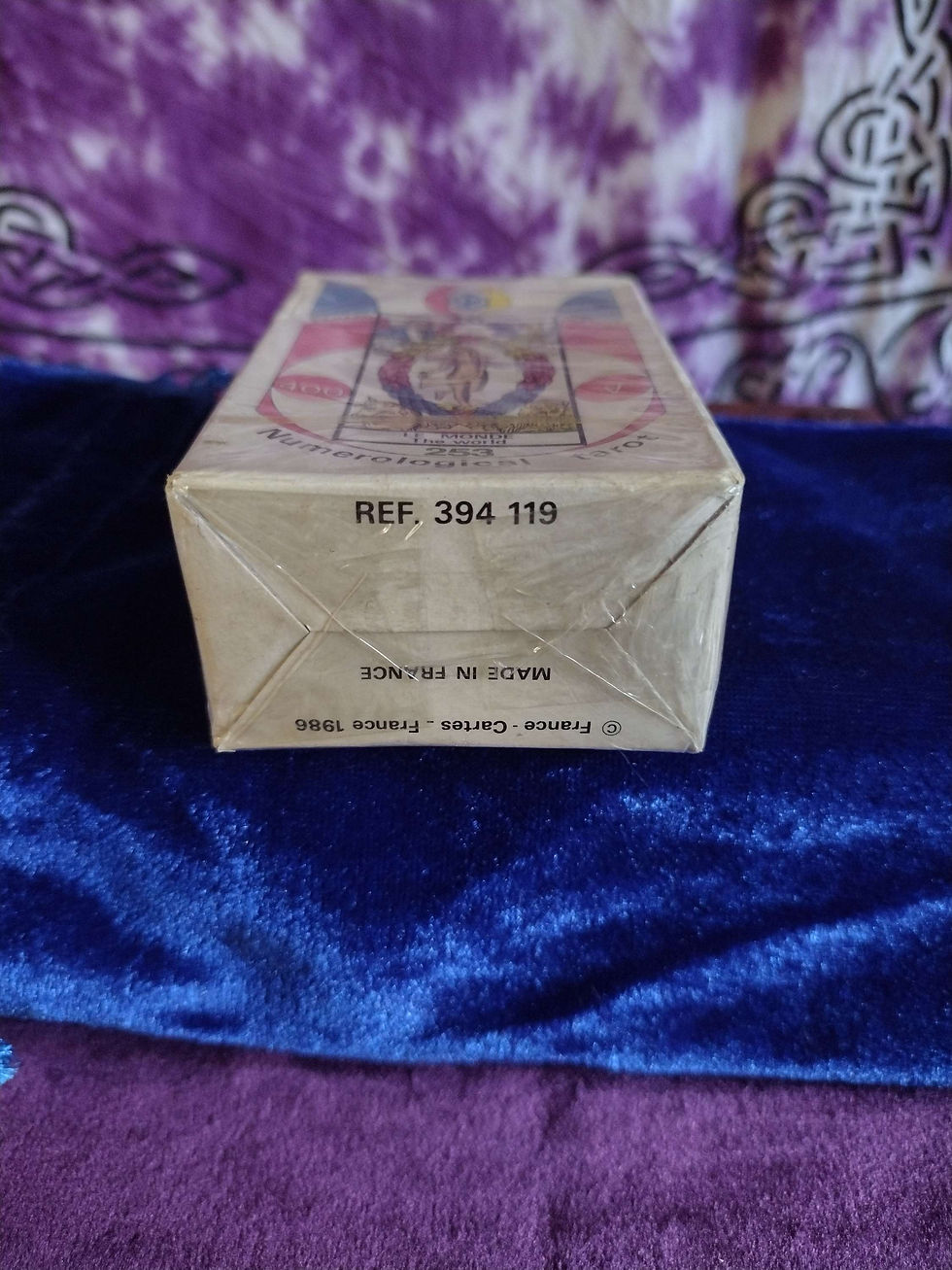 Thumbnail: Numerological Tarot Grimaud 1986 Sealed 