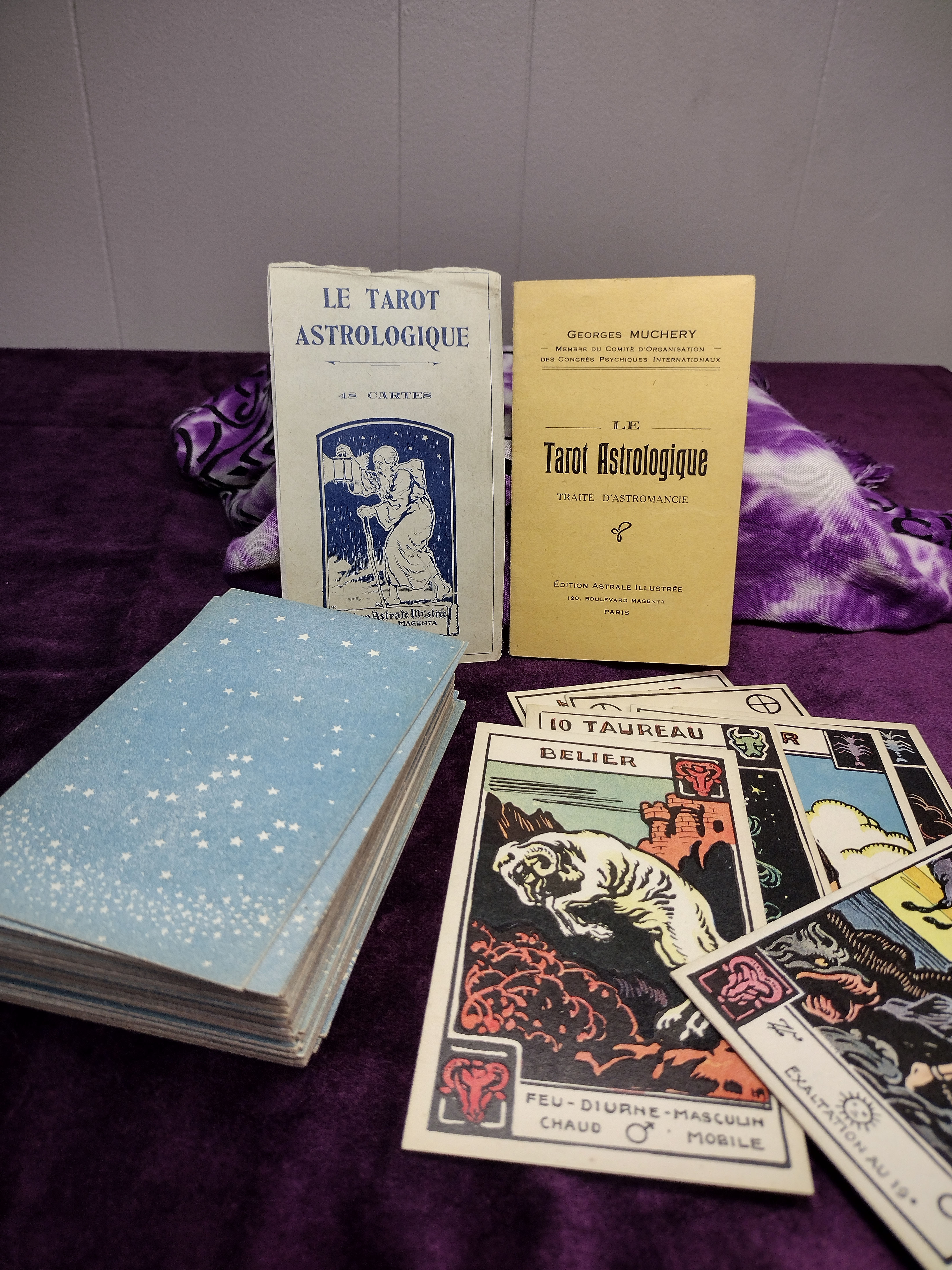 Tarot Astrologique Circa 1935-1940 Interwar Period