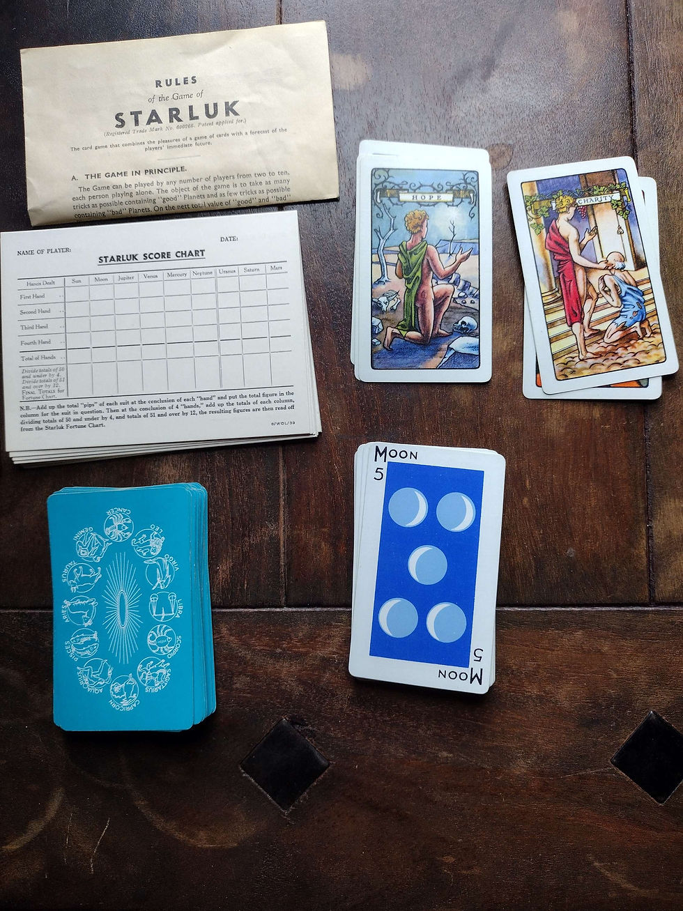 Thumbnail: Starluk 1939 London England Astrology Fortune Telling Game
