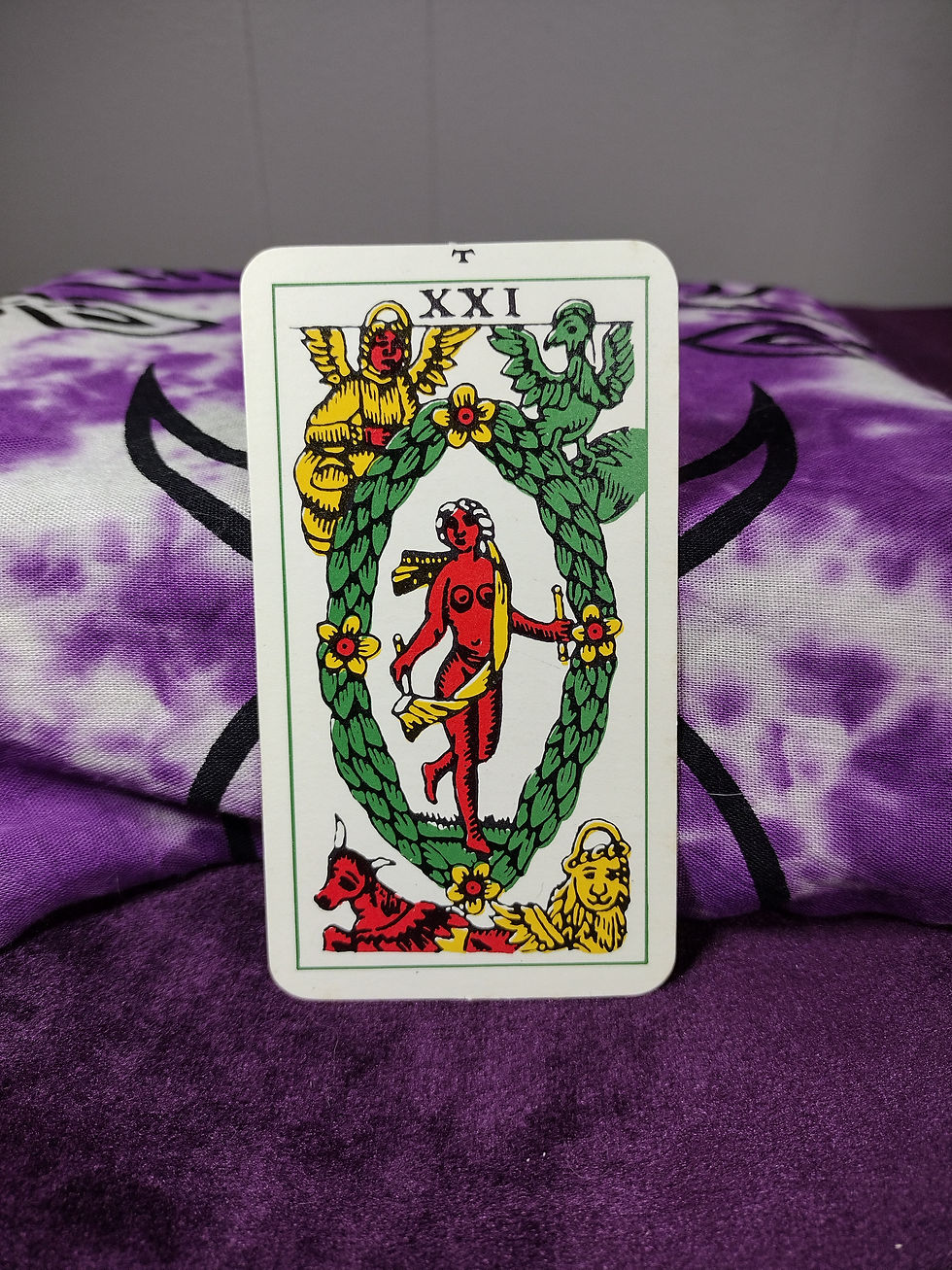 Thumbnail: Richard Gardner Tarot Rigel press lion back 
