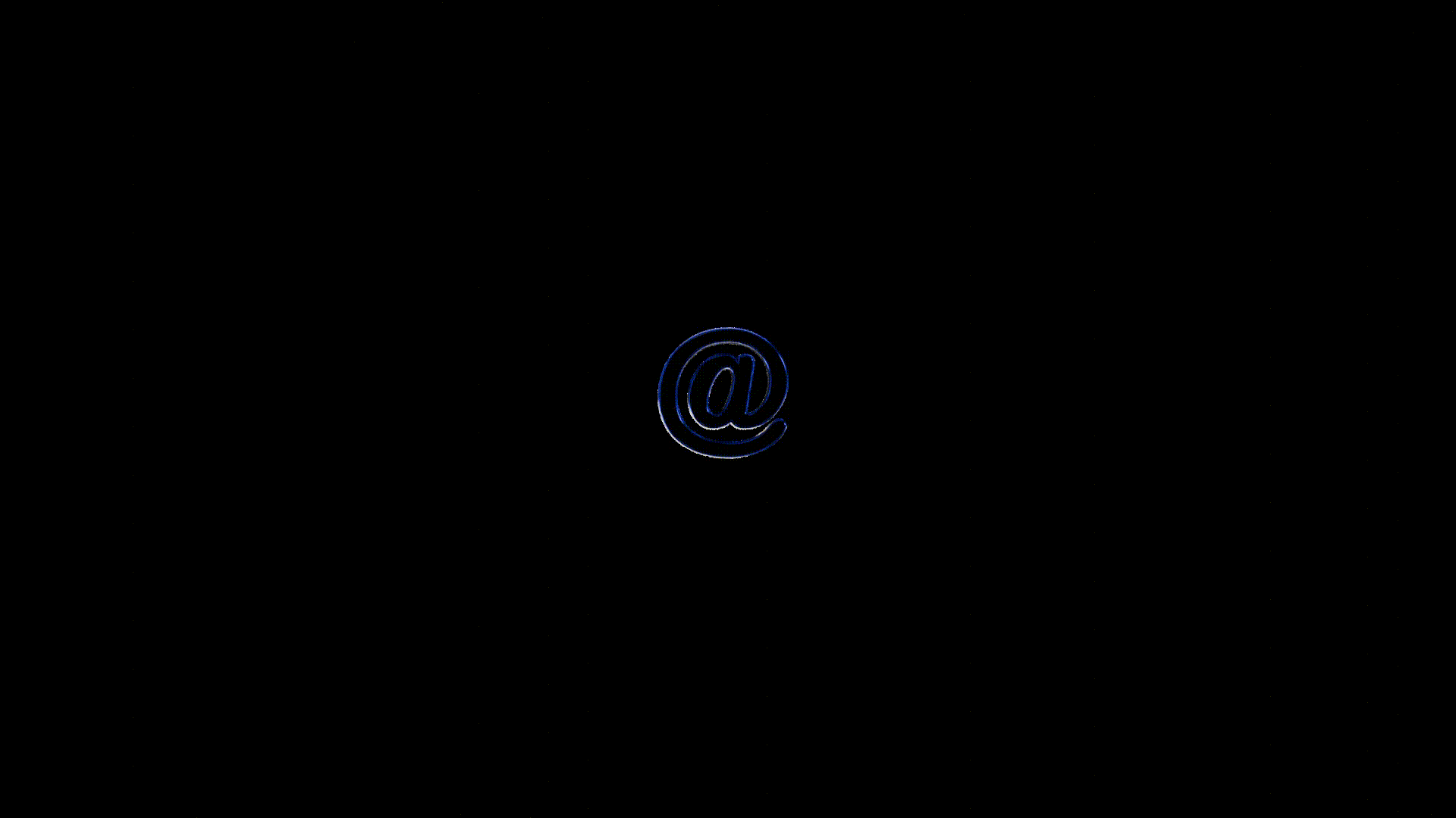 símbolo de e-mail