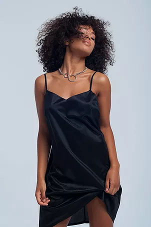 Black Shiny Dress £45