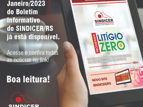 BOLETIM INFORMATIVO SINDICER/RS - JANEIRO/2023