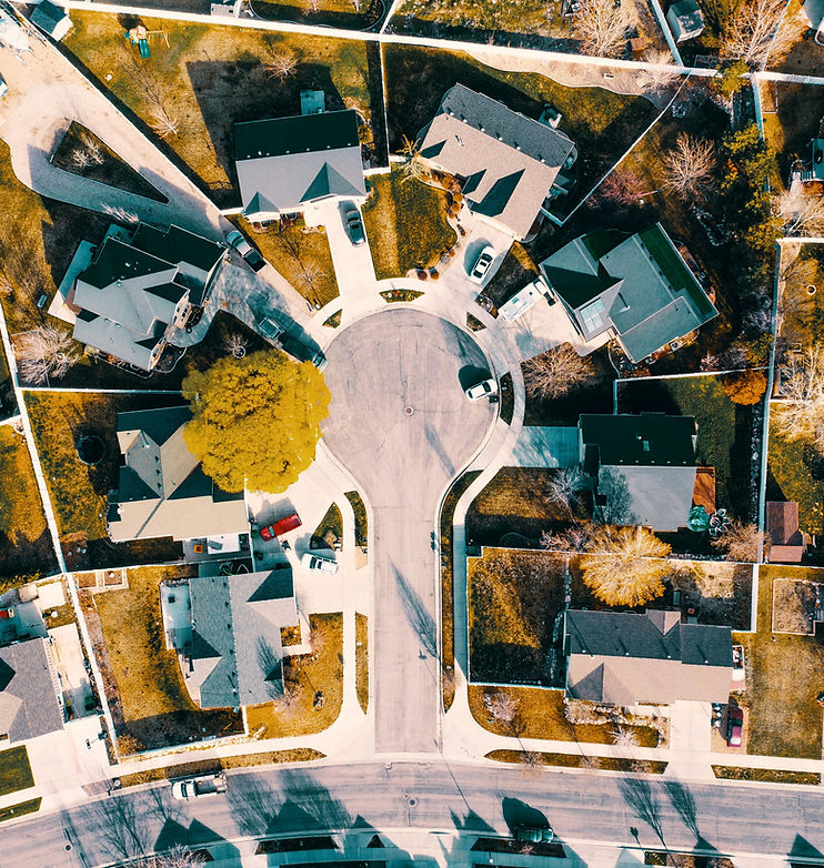 This is a picture of a property site in Australia which has been subdivided into multiple residential blocks and built family homes on large blocks using private loans provided by caveat loans Australia 