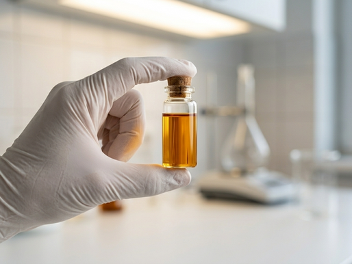 turmeric liquid in lab