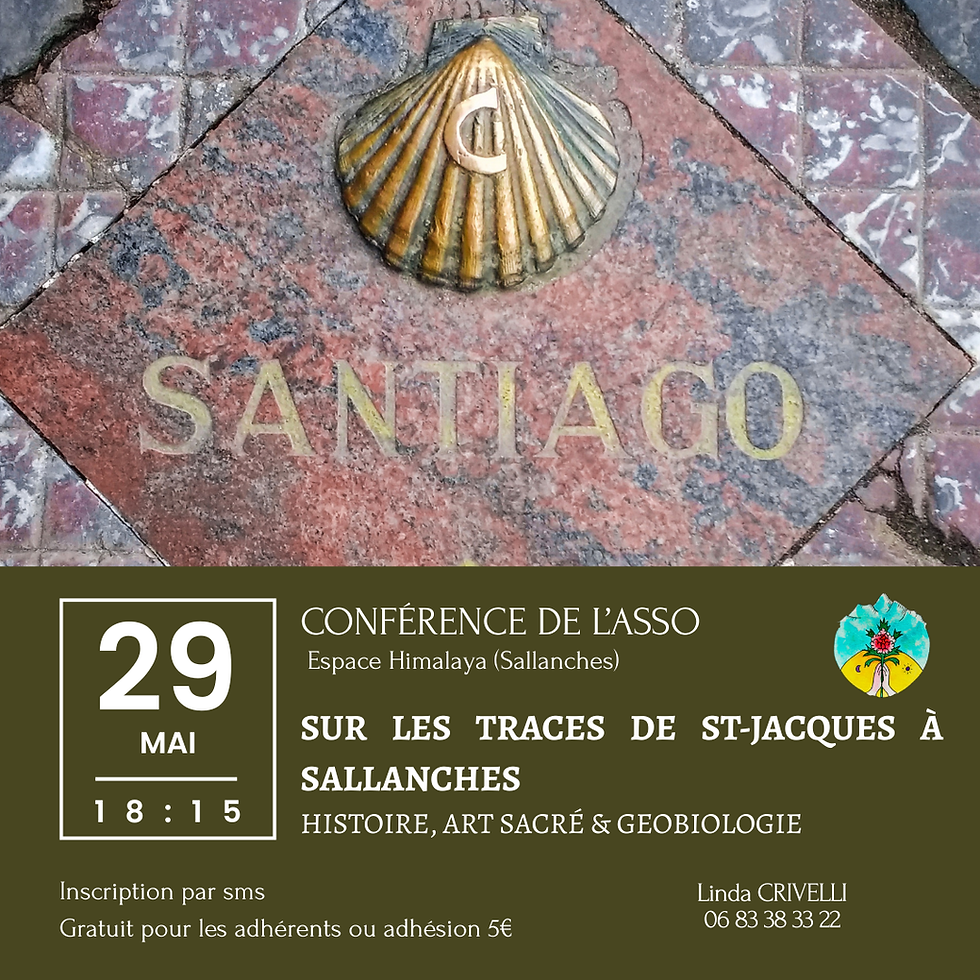 Conférence de l'Asso : SUR LES TRACES DE ST-JACQUES A SALLANCHES