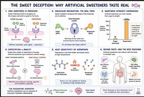 The Sweet Deception: Why Artificial Sweeteners Taste Real?