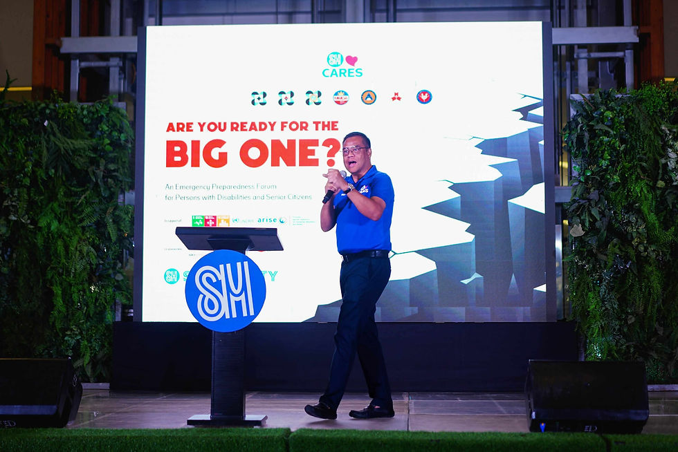 SM Cares Program Director for Senior Citizens and Disability Affairs, Engr. Bien Mateo