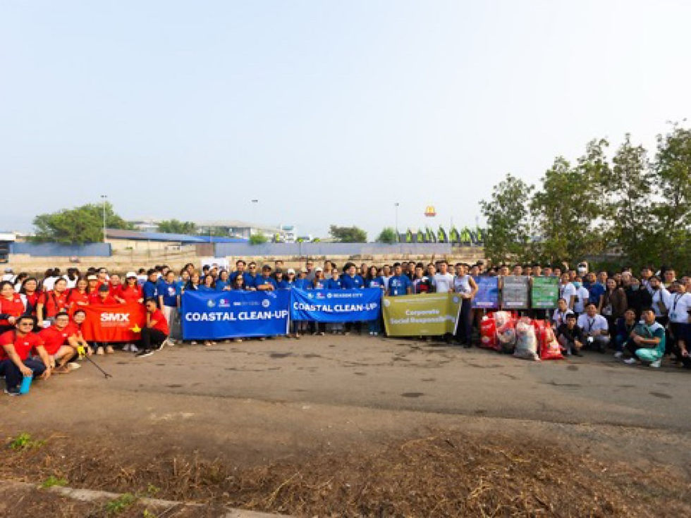 SM Cebu Malls Mobilize Over 760 Volunteers, Collect More Than 4,400 Kilos of Waste in International Coastal Cleanup