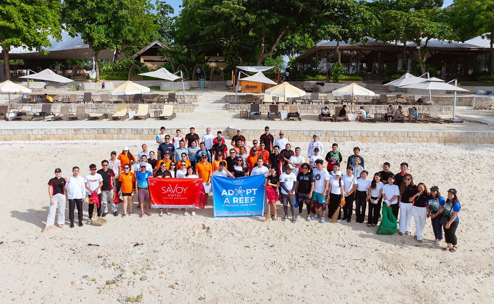 Driving Ripples of Action: Savoy Hotel Mactan and Collaborators Spearhead Marine Conservation and Mindful Hospitality