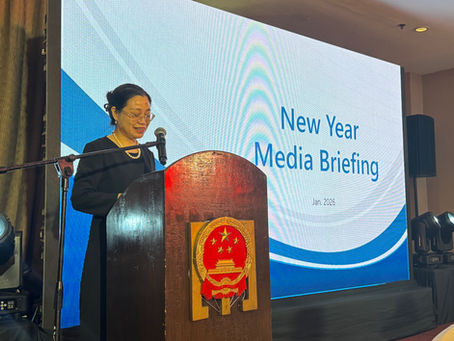CHINESE CONSUL GENERAL ZHANG ZHEN IN CEBU HIGHLIGHTS DEVELOPMENT, DIPLOMACY AT NEW YEAR MEDIA BRIEFING