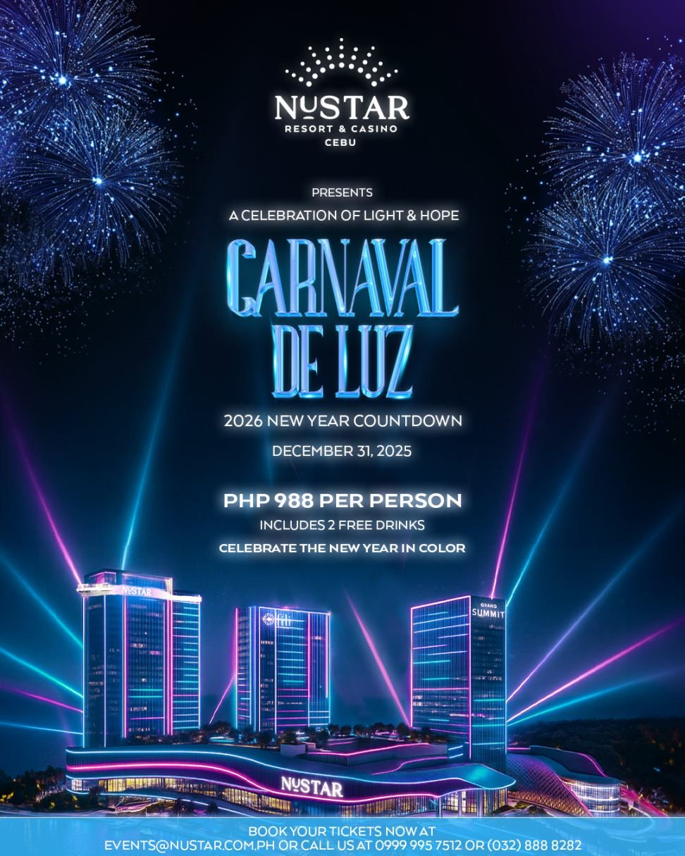 A HOPEFUL 2026 FOR CEBU: NUSTAR SET TO WELCOME THE NEW YEAR WITH “CARNAVAL DE LUZ”