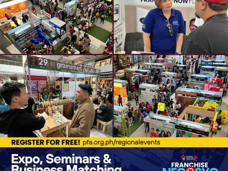 The Premier Franchise Show for Region VII is back – “Franchise Negosyo Para sa Region VII (Cebu)”