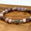 Thumbnail: Amethyst Beaded Bracelet with Labradorite -8mm