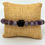 Thumbnail: Matte Amethyst Beaded Bracelet with Tourmaline Accent -10mm