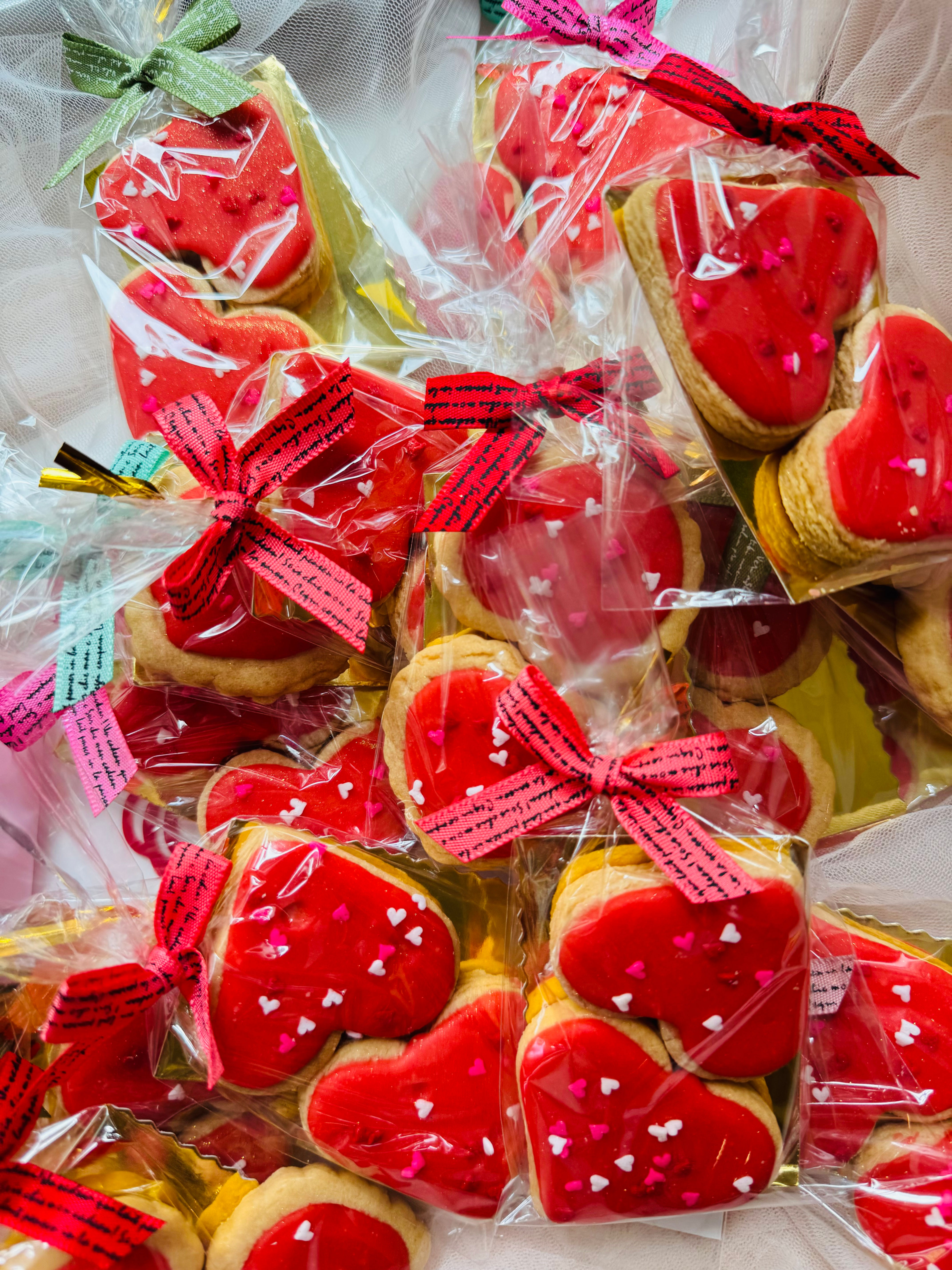 2 Heartshape cookies 
