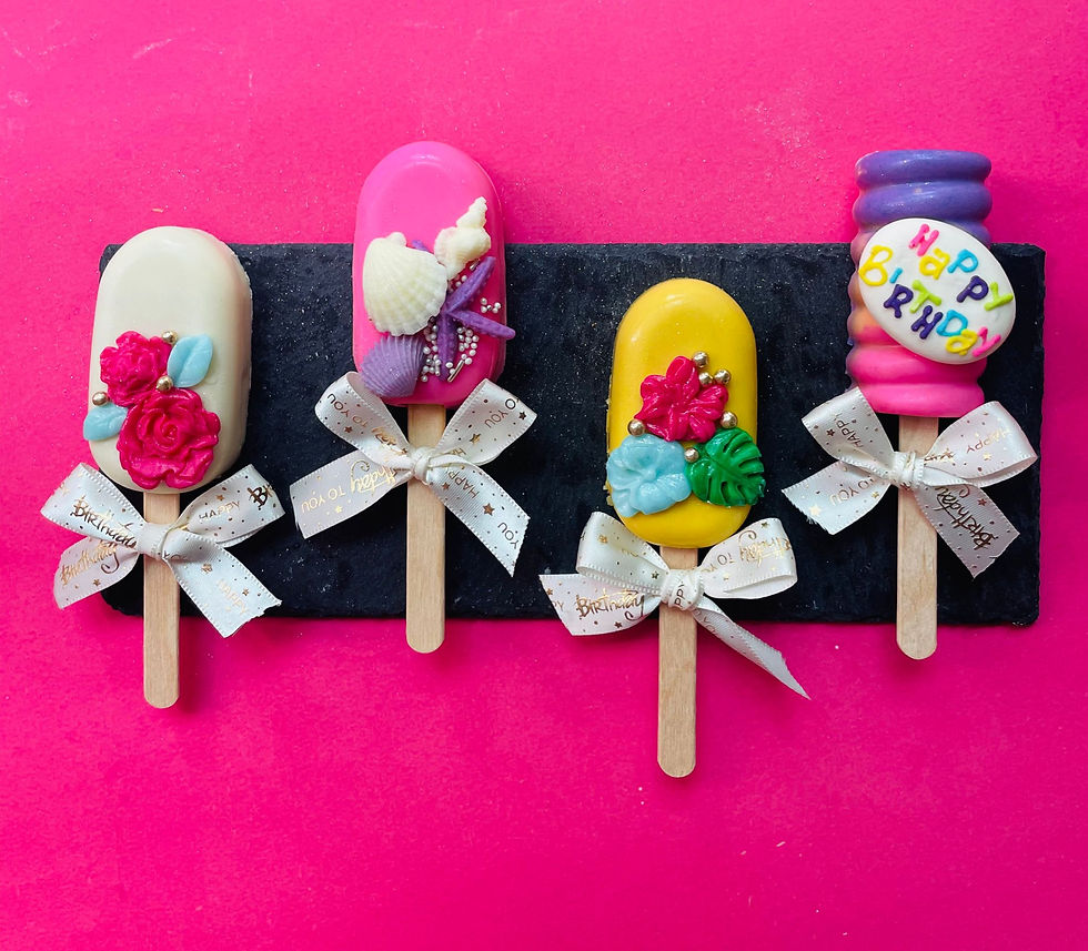 Thumbnail: The flowers and sea creatures cakesicles