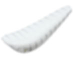 Thumbnail: 20 Inch Banana Seat Saddle White with Sparkles Color