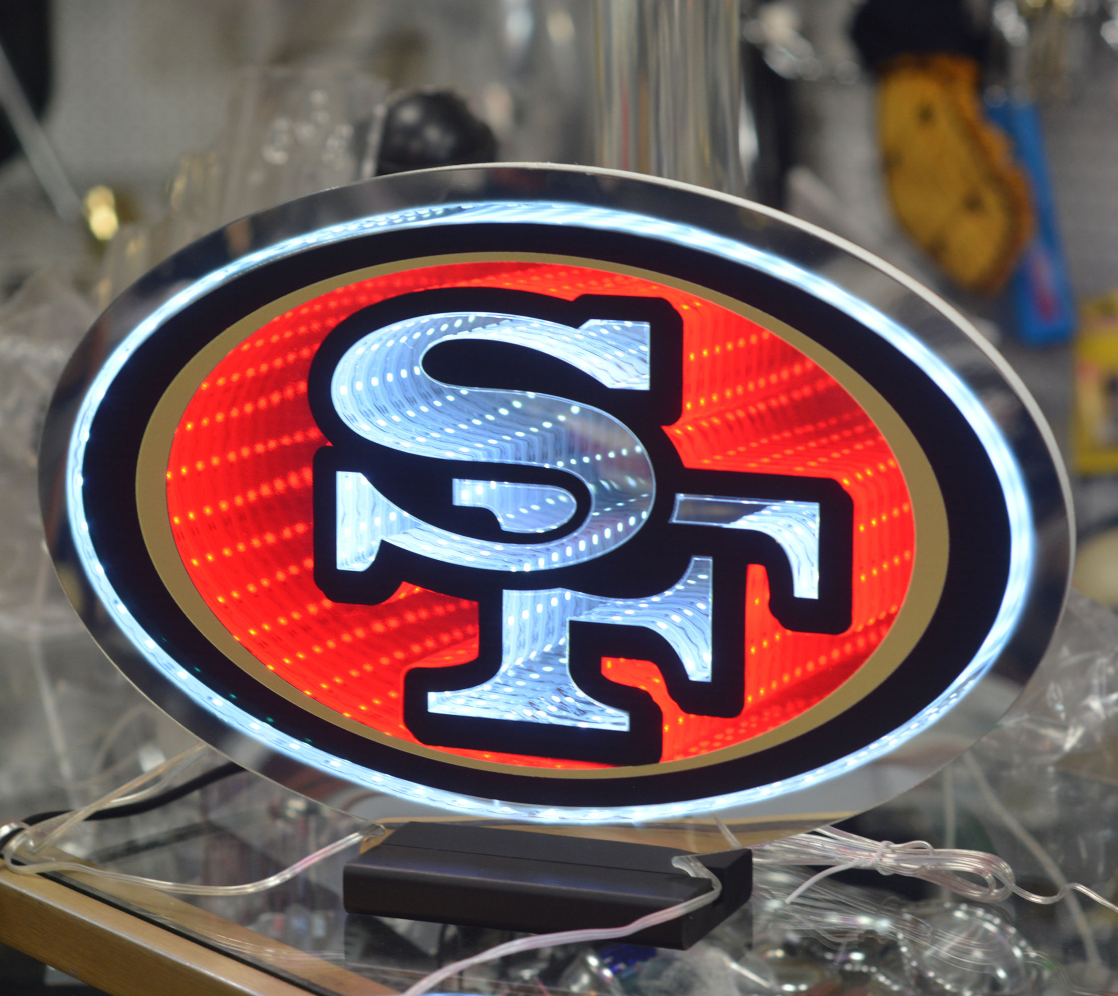 San Francisco 49ers LED Infinity Logo light