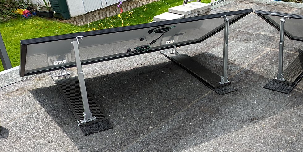 Miniaturbild: Modul-Aufständerung PVgo "Basic", Set für 2 Module