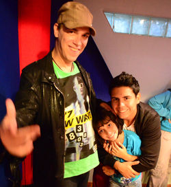 Luis, Mariale y Manuel