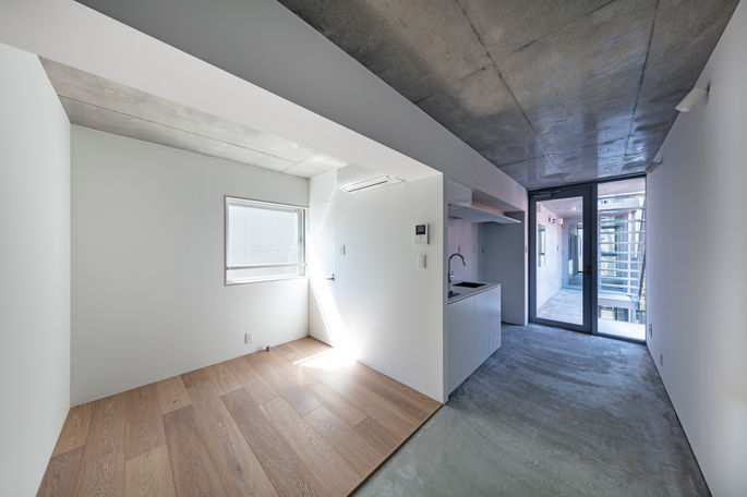 東京 マンション 集合住宅 ビル シンプル 建築家 東京建築賞  黒川智之