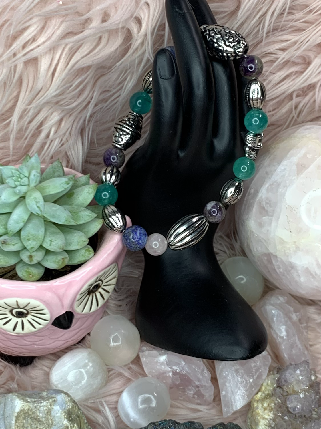 Communication Crystal Bracelets