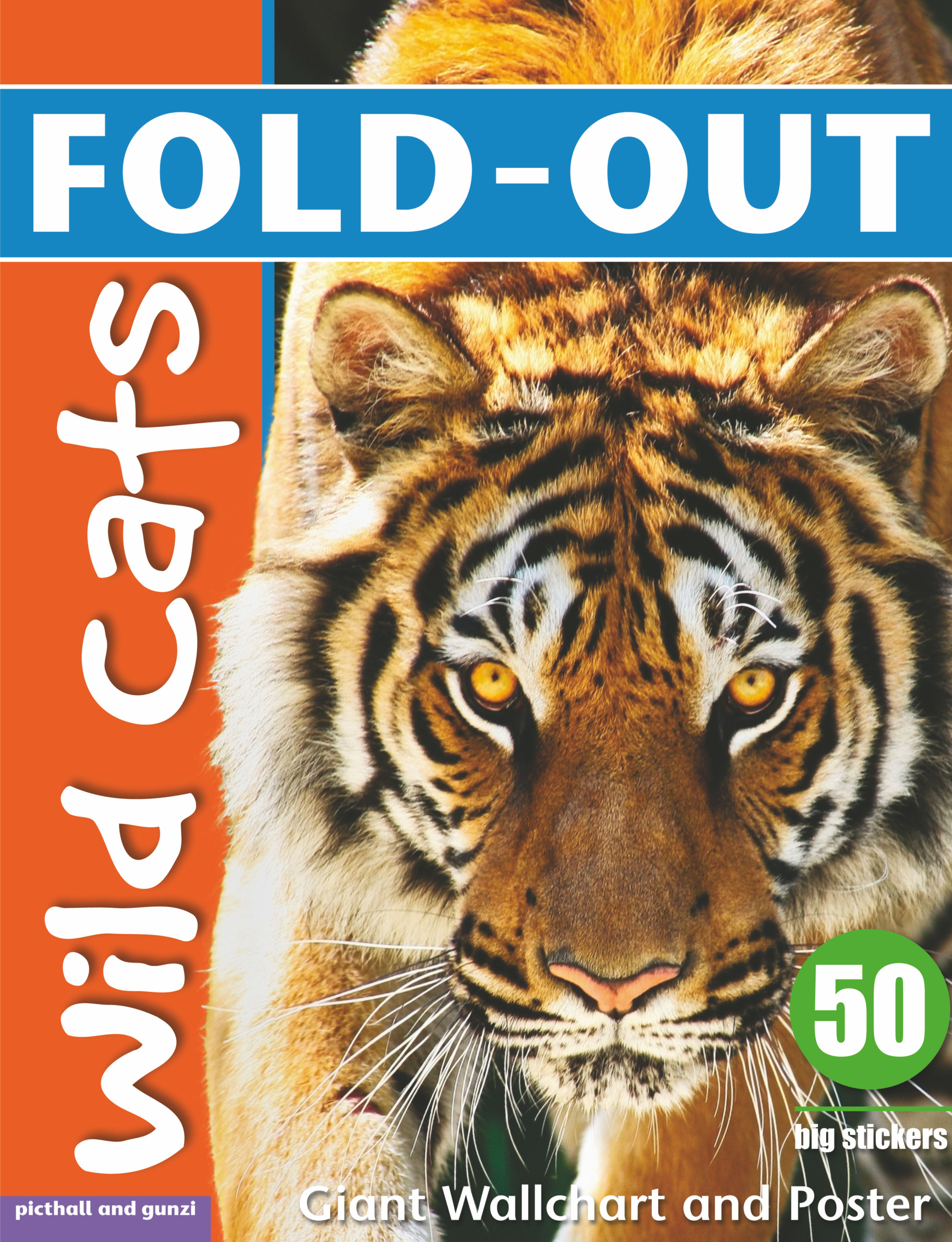 Fold-out WILDCATS Sticker Book, plus Giant Wallchart & 50 big stickers, Age 6+