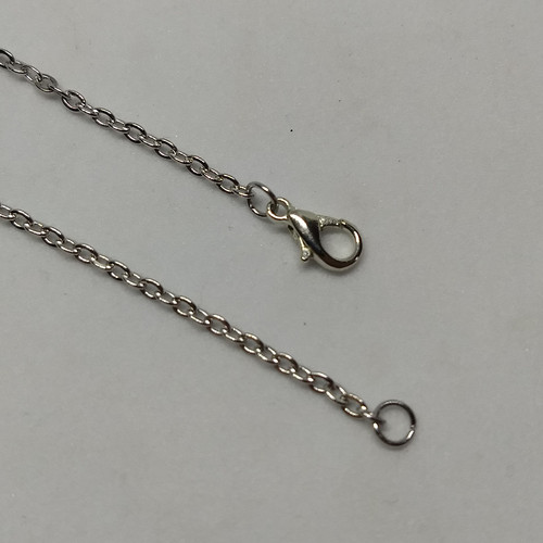 Stainless Steel Cable Necklace Chain Vermont Cut Coins