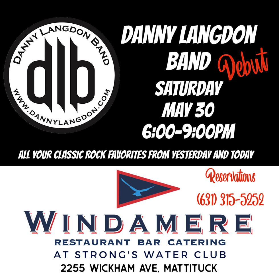 Debut of the DLB (Danny Langdon Band) at Windamere