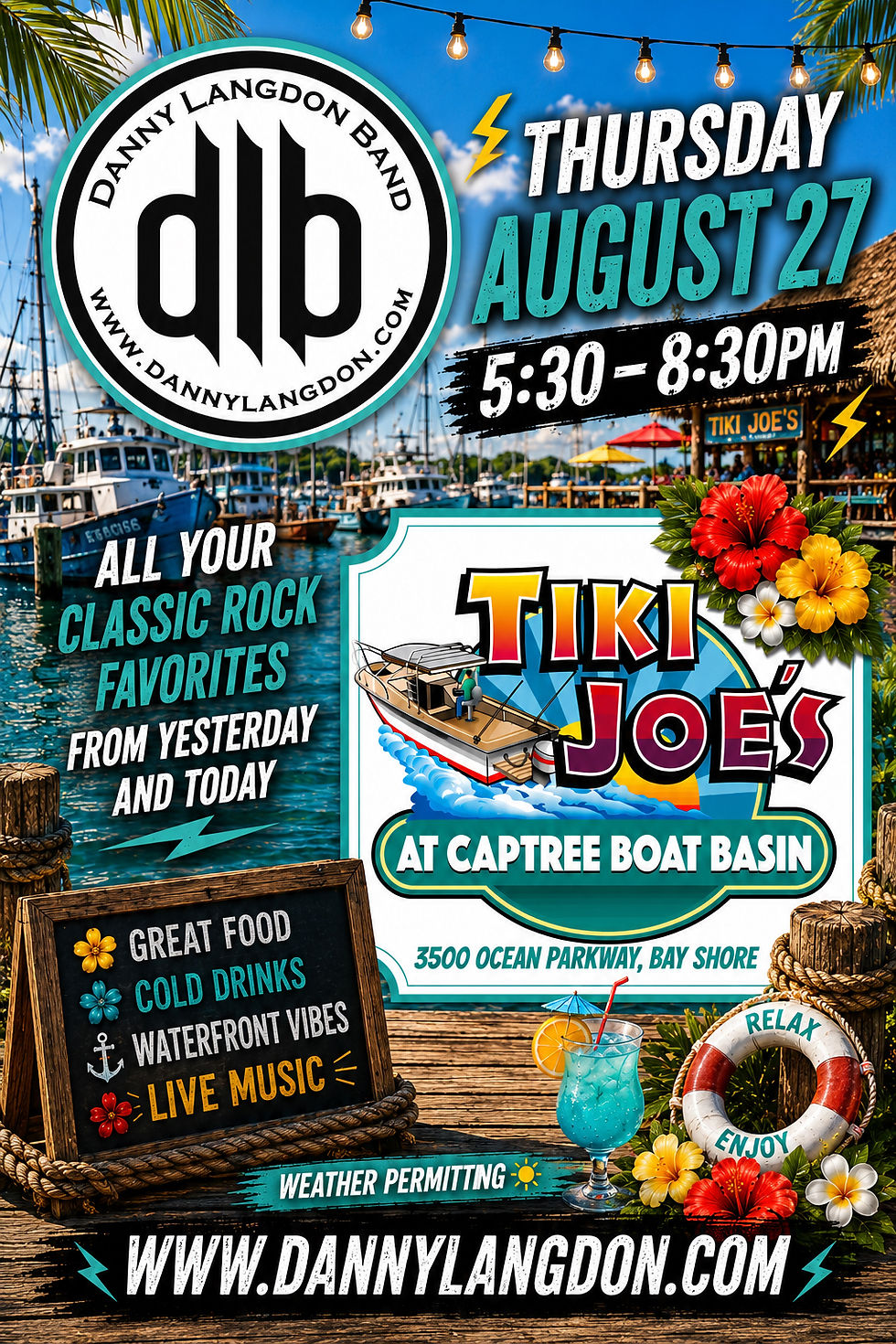 DLB (Danny Langdon Band) at Tiki Joe's Captree