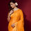 Thumbnail: Buy Yellow Color Organza Silk Sarees Online Party Wear Saree & Wedding Saree