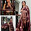 Thumbnail: GORGEOUS BURGUNDY/ WINE SHADED SOFT SILK SAREE WITH CHIKOO COLOUR BLOUSE