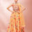 Thumbnail: Pure Organza Work A Line Wedding Lehenga in with Organza Work