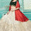 Thumbnail: Off White Embroidered Lehenga Choli In Georgette Wedding Lehenga