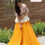 Thumbnail: COTTON WITH EMBROIDERY WORK AND RUFFLE 3 MTR FLIR WITH EMBROIDERY WITH ZEEPAR