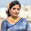 Thumbnail: Silk Traditional Saree in Grey with Weaving work