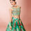 Thumbnail: Pure Organza Work A Line Wedding Lehenga in with Organza Work
