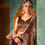 Thumbnail: Multi Ethnic Yard Women's Silk Digital Printed Work Semi-Stitched Lehenga Choli
