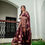 Thumbnail: GORGEOUS BURGUNDY/ WINE SHADED SOFT SILK SAREE WITH CHIKOO COLOUR BLOUSE